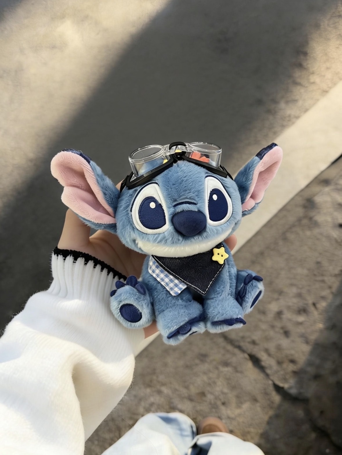 代購-蜂蜜罐 × Disney迪士尼 星際寶貝史迪奇 吊飾 玩偶 毛絨掛件 12cm
