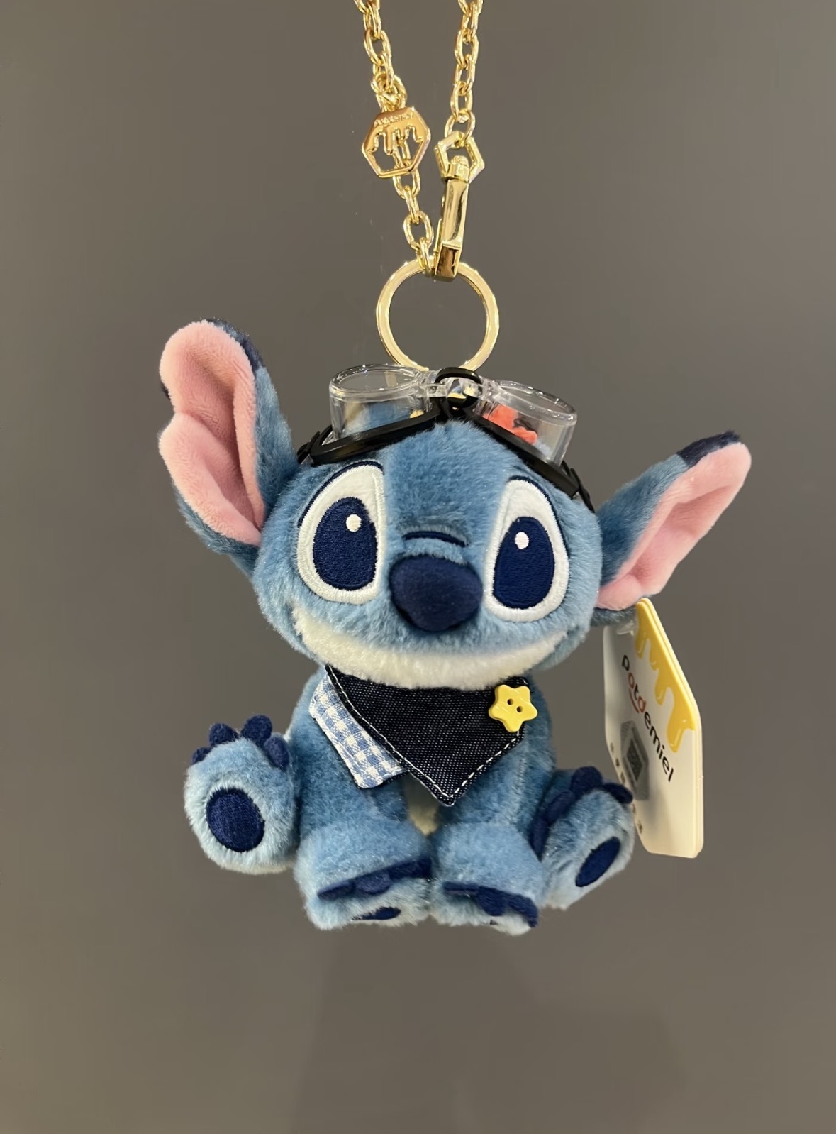 代購-蜂蜜罐 × Disney迪士尼 星際寶貝史迪奇 吊飾 玩偶 毛絨掛件 12cm