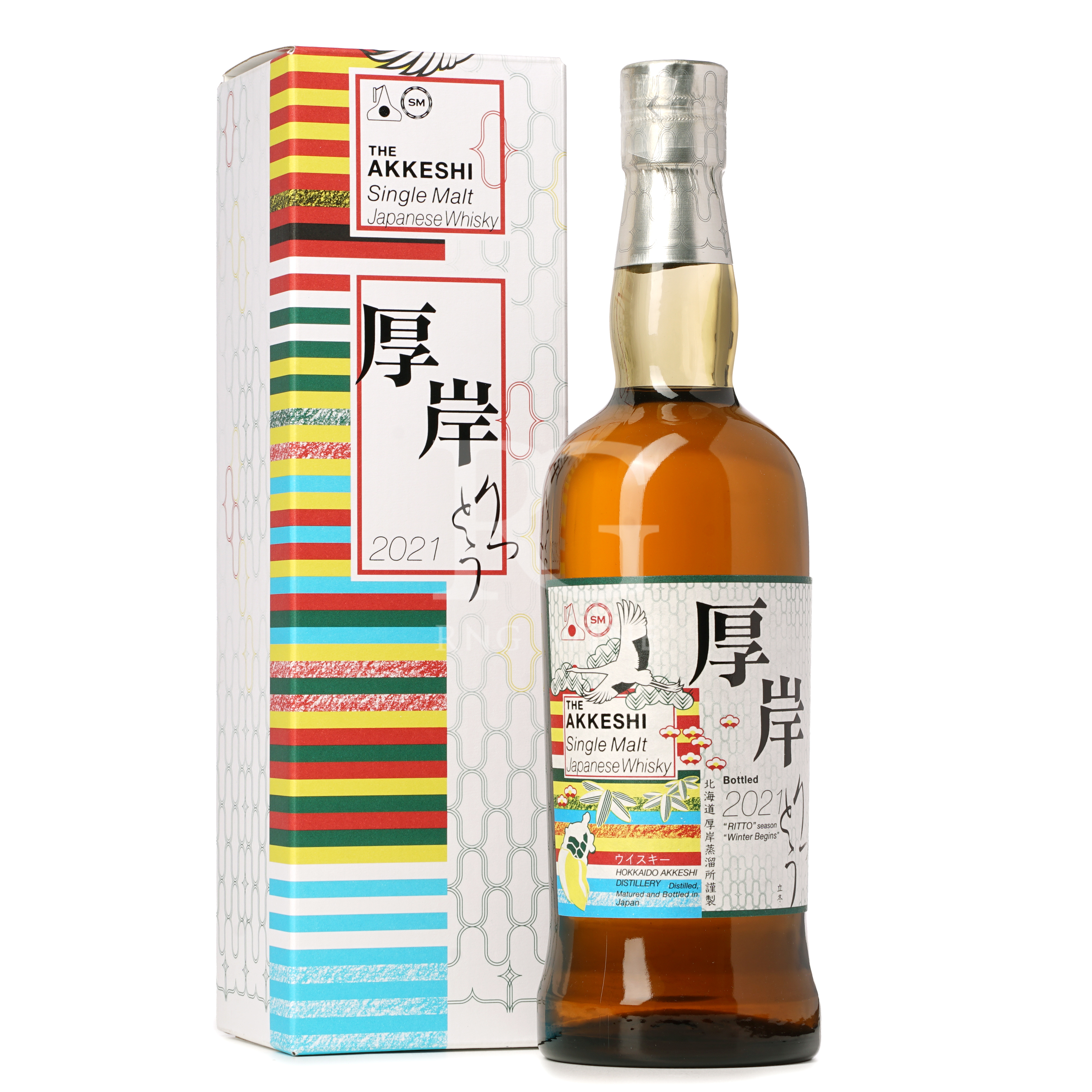 Akkeshi 厚岸 立冬 RITTO Single Malt Japanese Whisky 2021