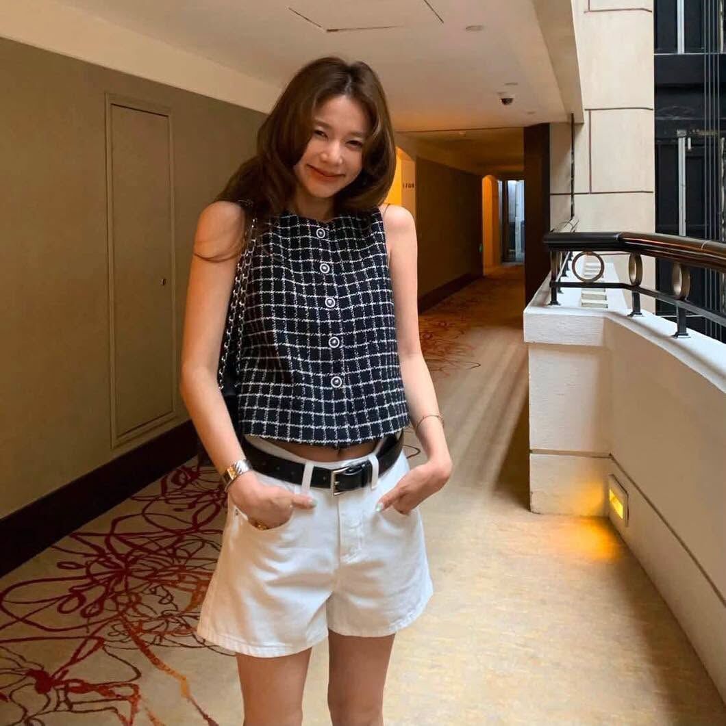 【超質感名媛風格紋毛呢針織背心】（預購）