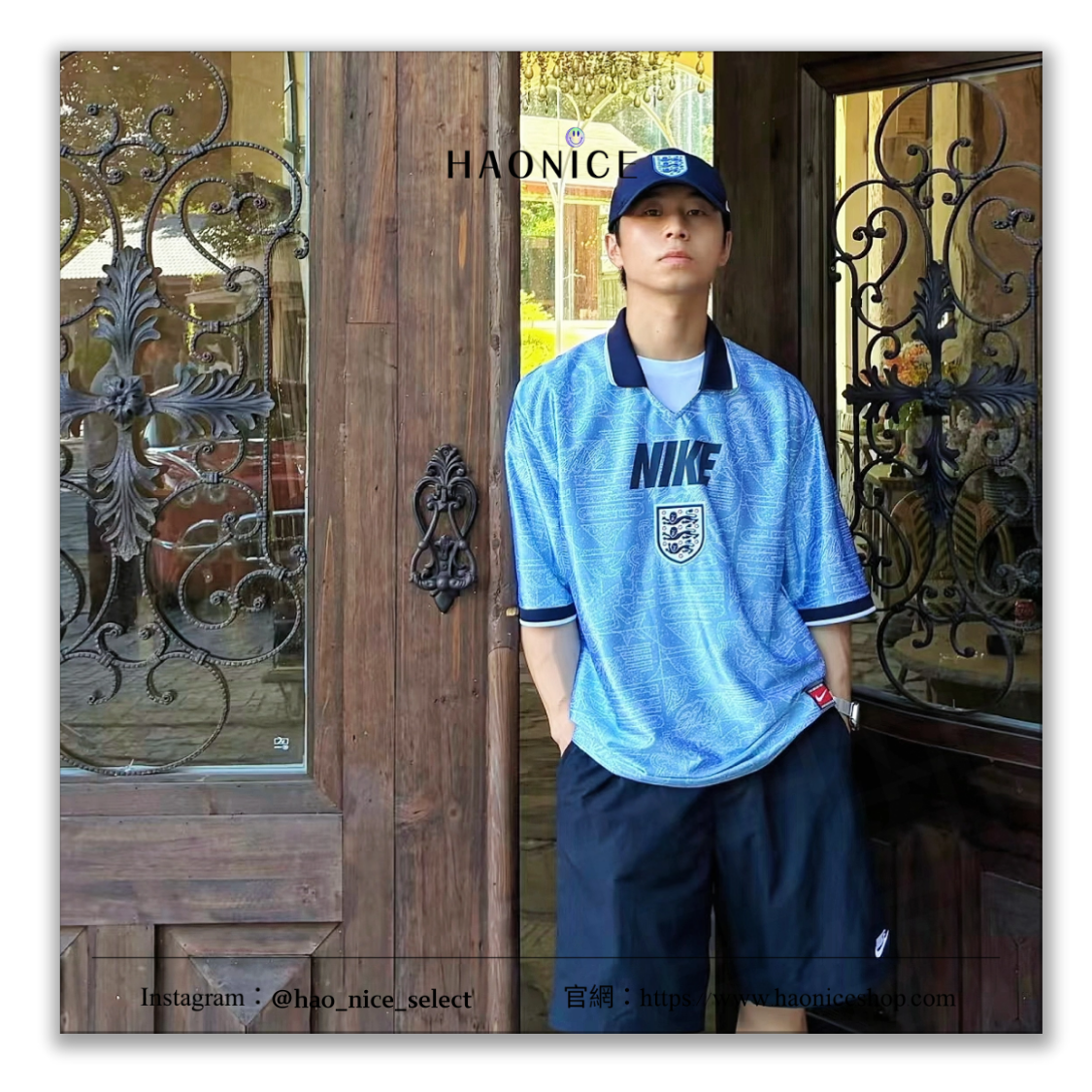 【HAO NICE】世足瘋🏆 Nike Energy Dri-FIT 英格蘭國家隊🏴󠁧󠁢󠁥󠁮󠁧󠁿 復古花紋 梭織速乾 短袖 Polo領 短T 足球衣