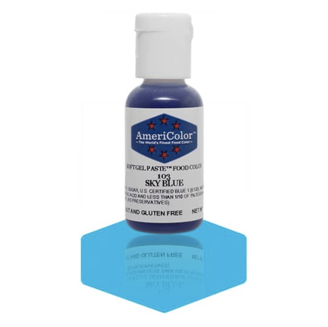 AmeriColor Soft Gel Paste Food Colour Sky Blue 21g