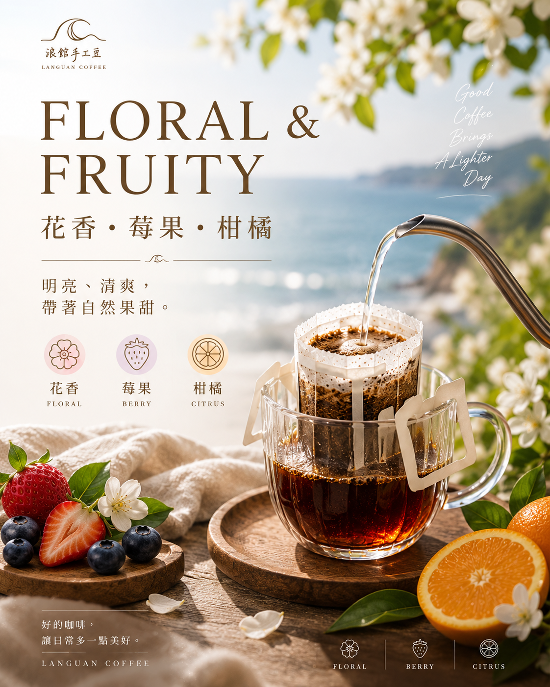 福多多｜花果香濾掛咖啡禮盒｜12 入