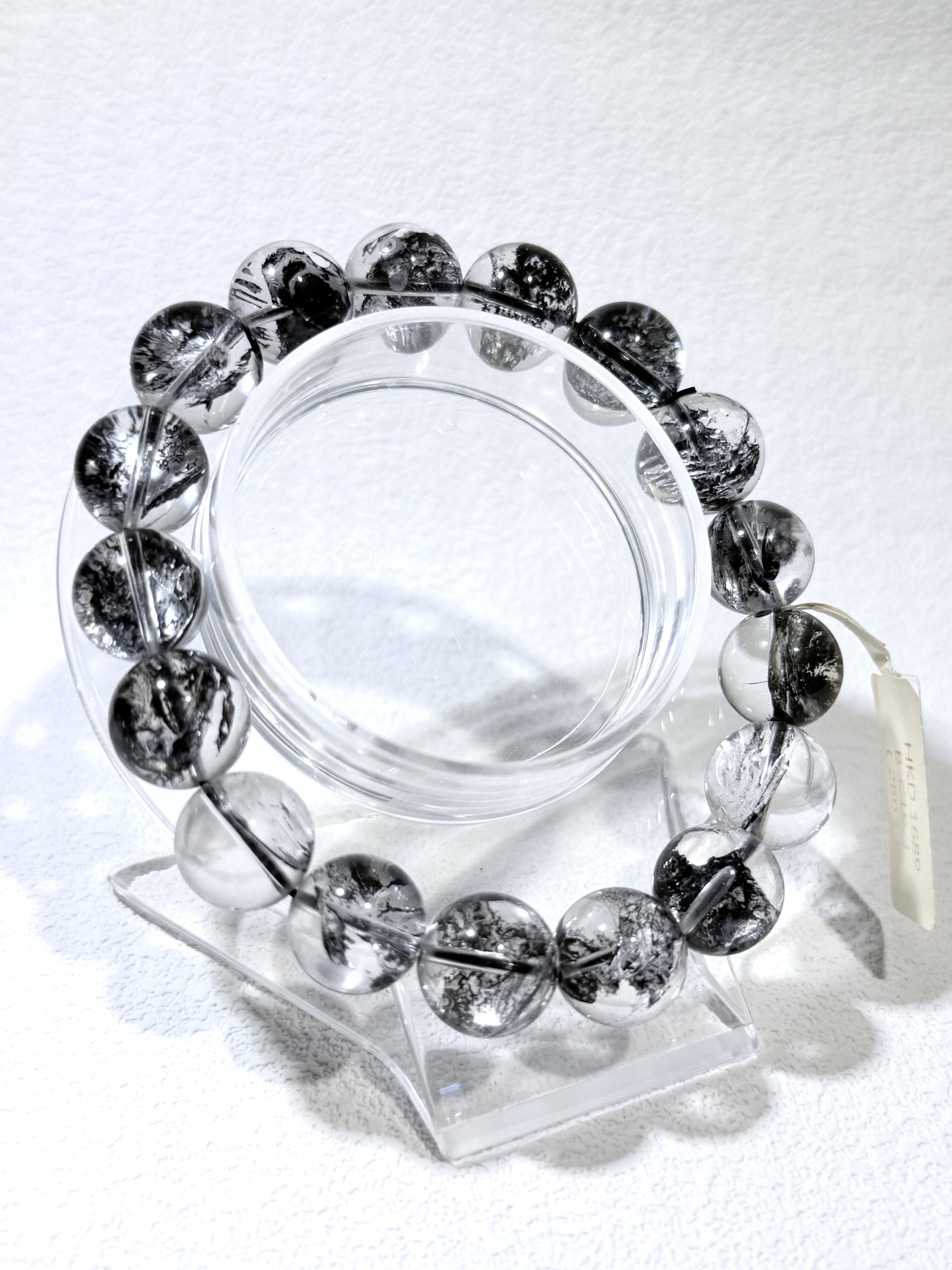 (現貨)黑閃靈鑽手鏈12.5mm (2803）