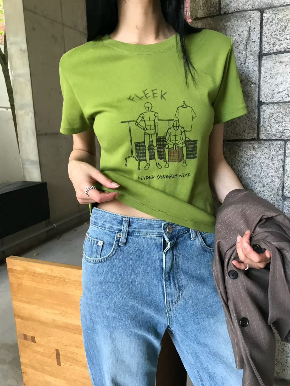 FLEEK展示架短袖T
