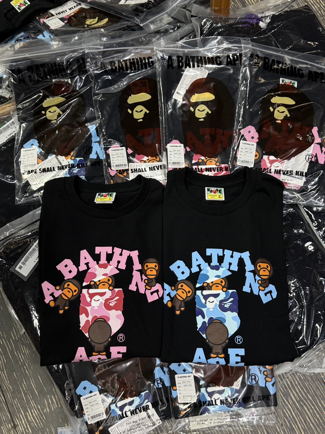 BAPE Abc Camo College Milo Tee 2M80110004