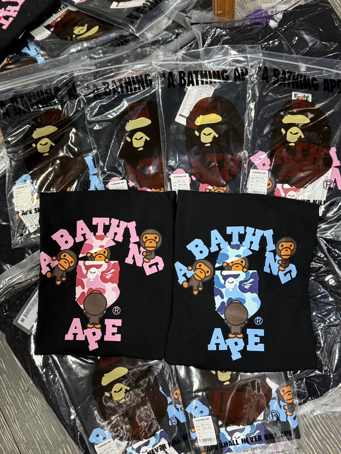 BAPE Abc Camo College Milo Tee 2M80110004