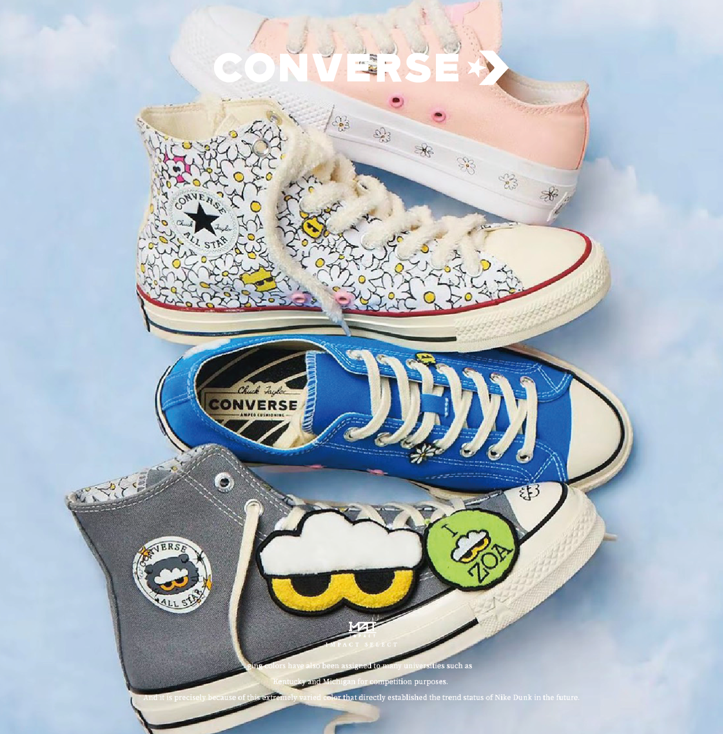 CONVERSE x ZO&FRIENDS  GD 權志龍聯名款 藍貓 高筒 低筒 滿版 雛菊 帆布鞋 四款