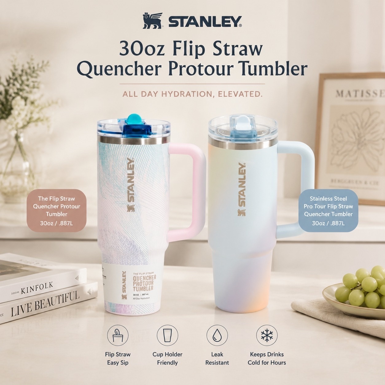 【預購】STANLEY H090161 超級防漏款30oz