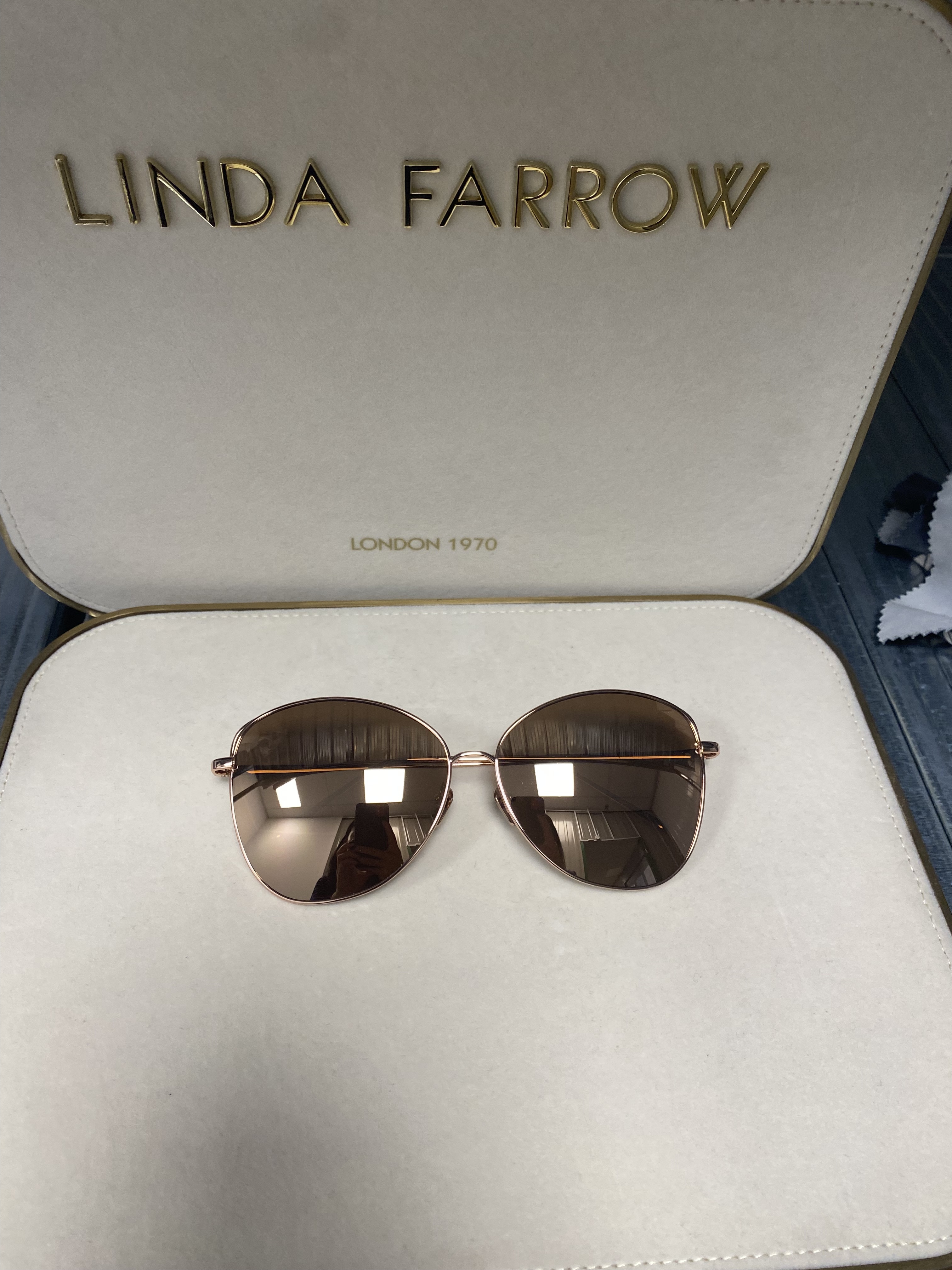 Linda Farrow 566 rose gold