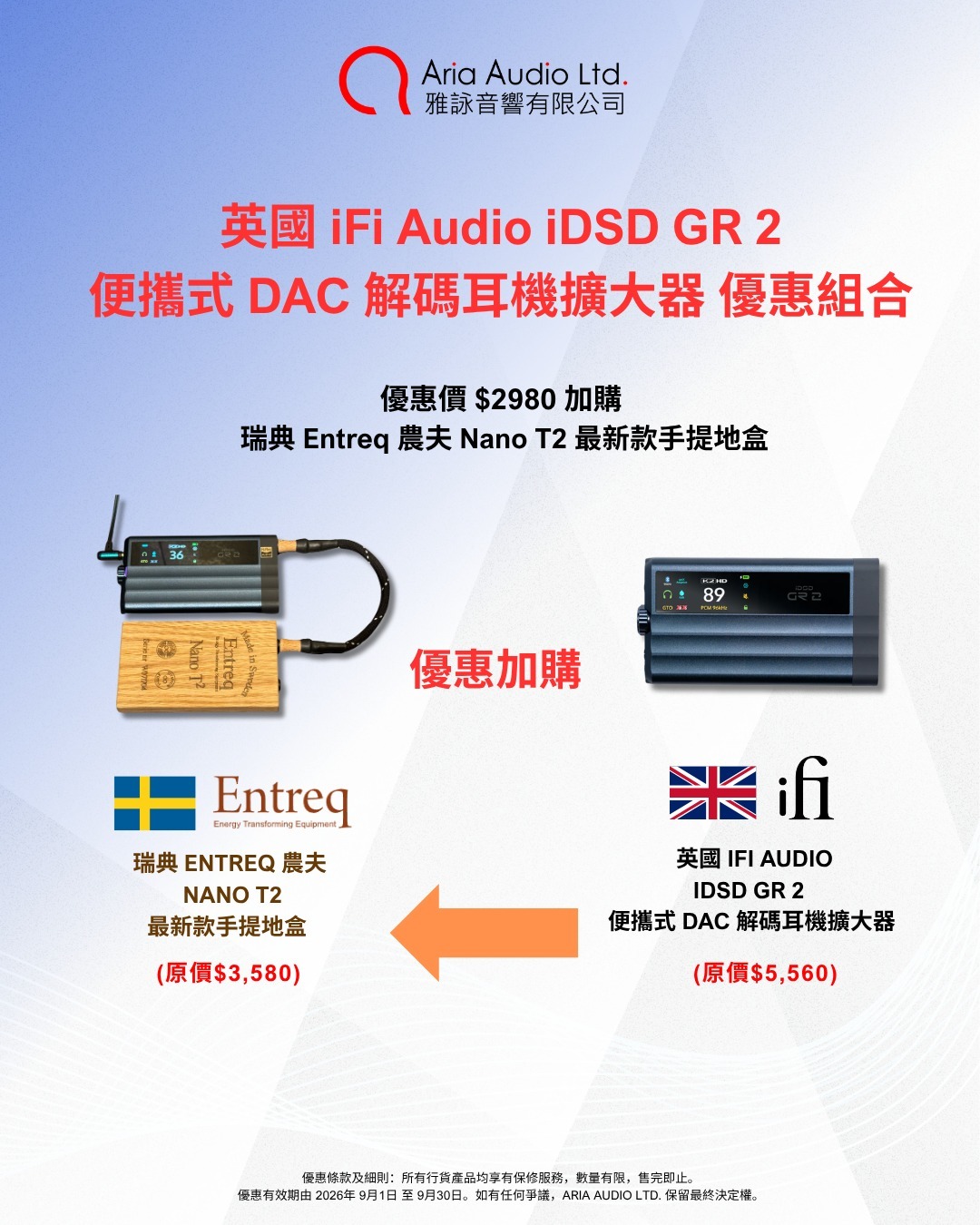 iFi audio IDSD GR2 and Entreq Nano T2 ground box package
