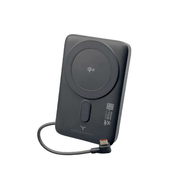 Maxpower GQ580S+ 10000mAh Qi2 Magnetic Wireless Power Bank (CCC + QR Code)