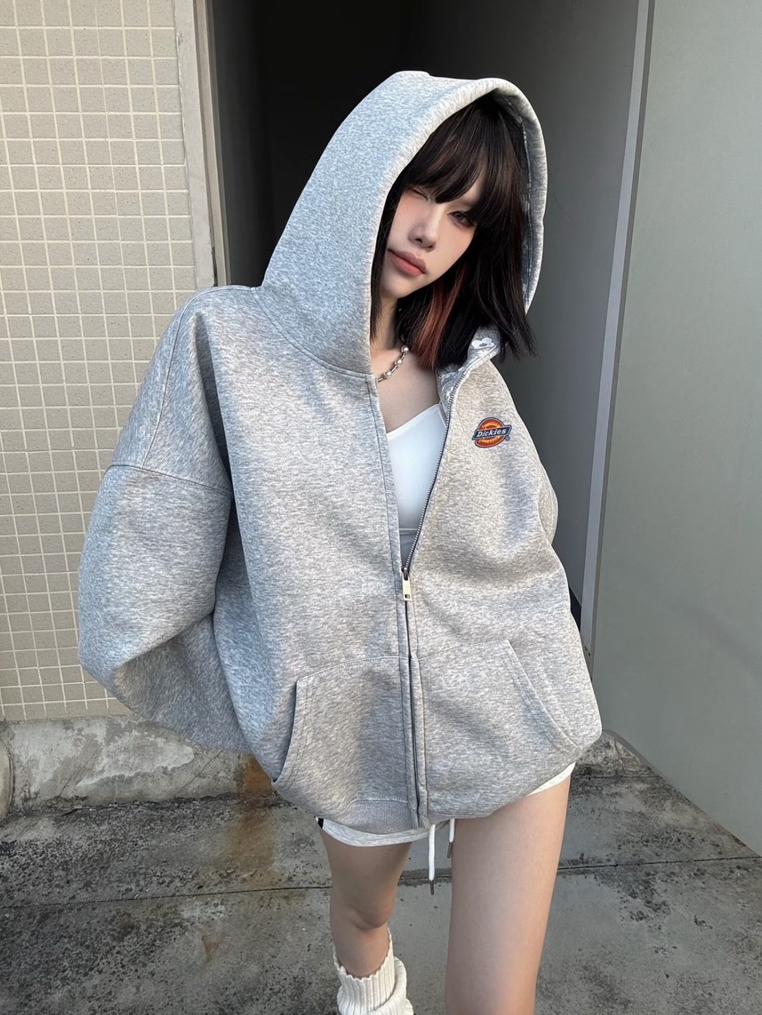 （現貨）Dickies 左胸刺繡logo 無刷毛 外套 DKU261MKJ713