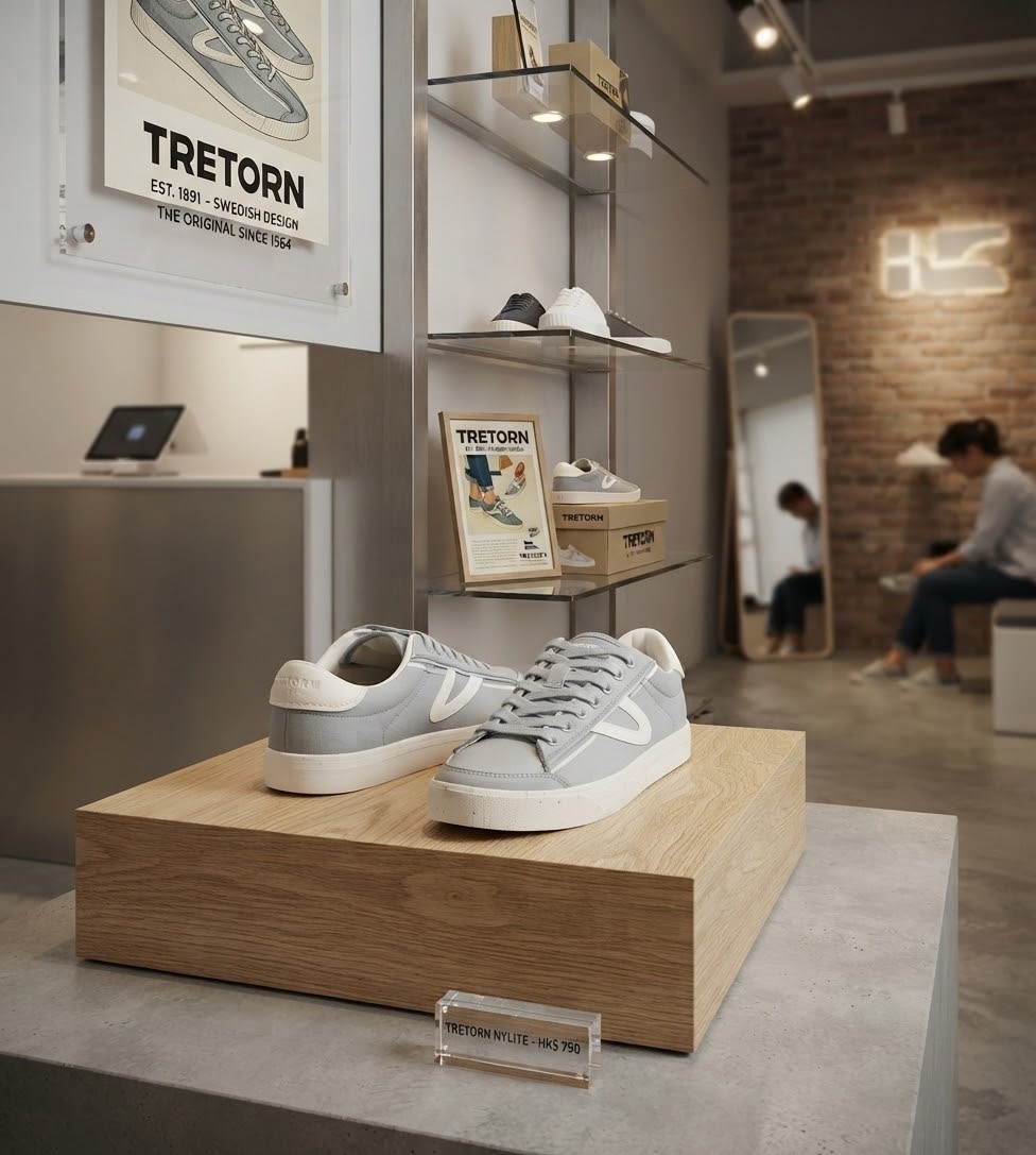 【預購】 TRETORN H0901688 Sneakers （天藍色）