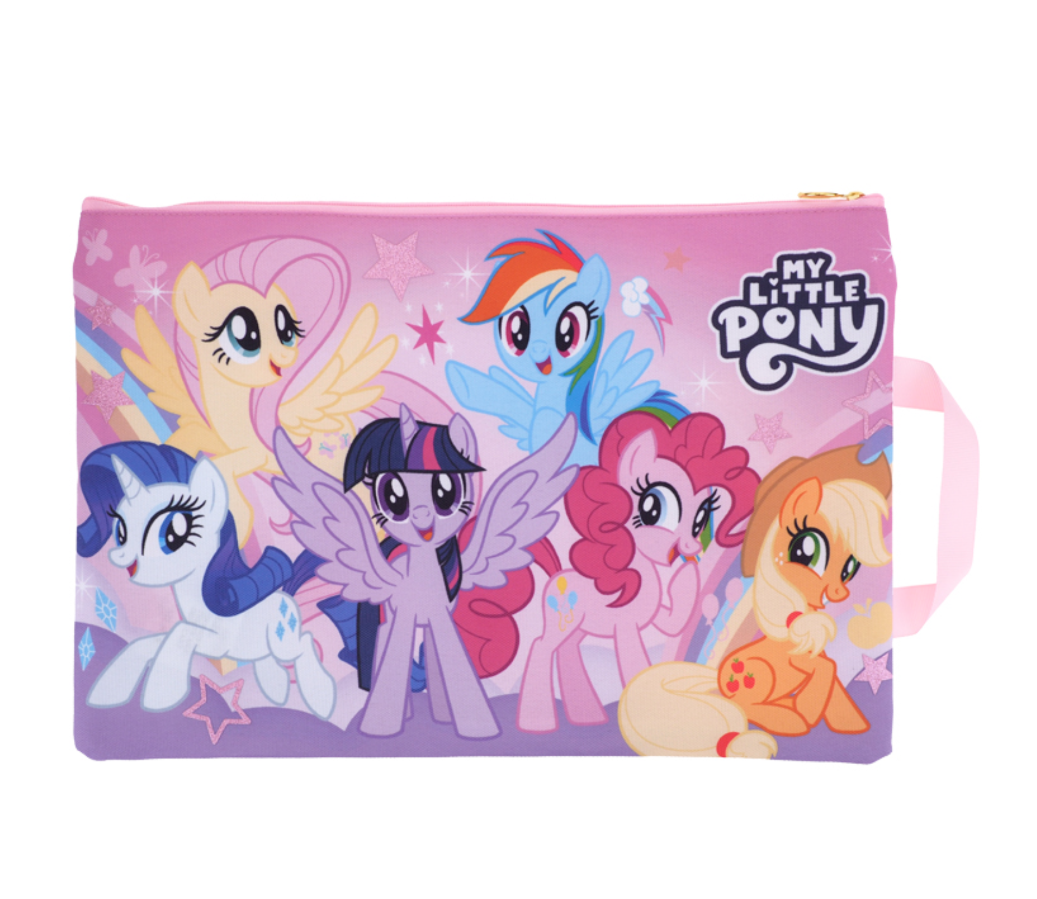 My Little Pony F4雙拉鍊布文件袋連手挽 MLP-7297-1