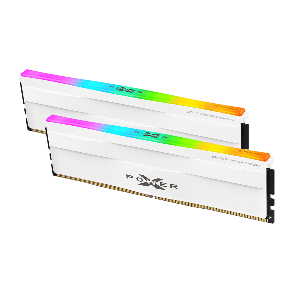 Silicon Power Xpower Zenith DDR5 RGB 64GB (32GBx2) 6000 CL30 HS 記憶體 -黑/白