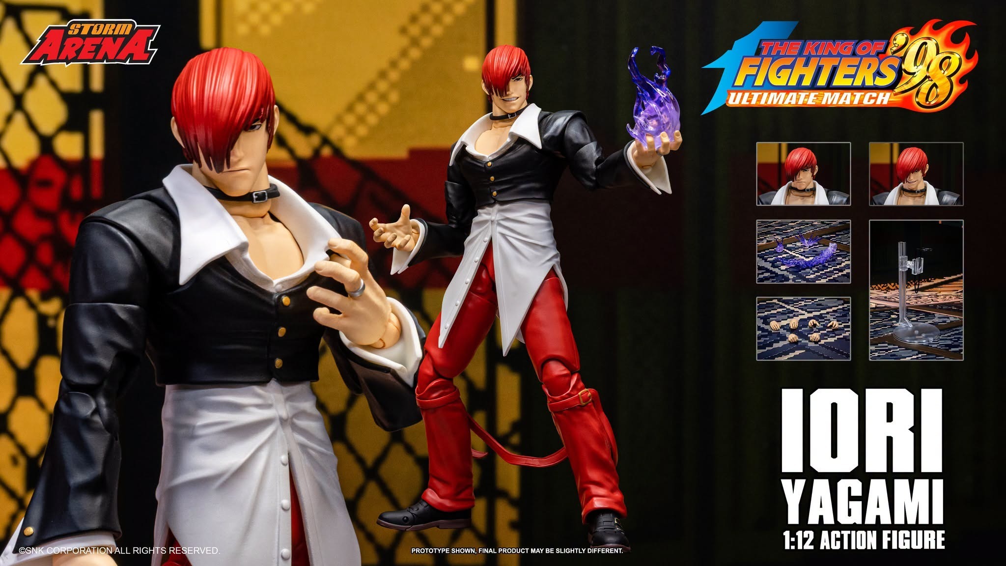 (預訂) STORM ARENA KFSA04  KING OF FIGHTER 98'UM 1/12 IORI YAGAMI