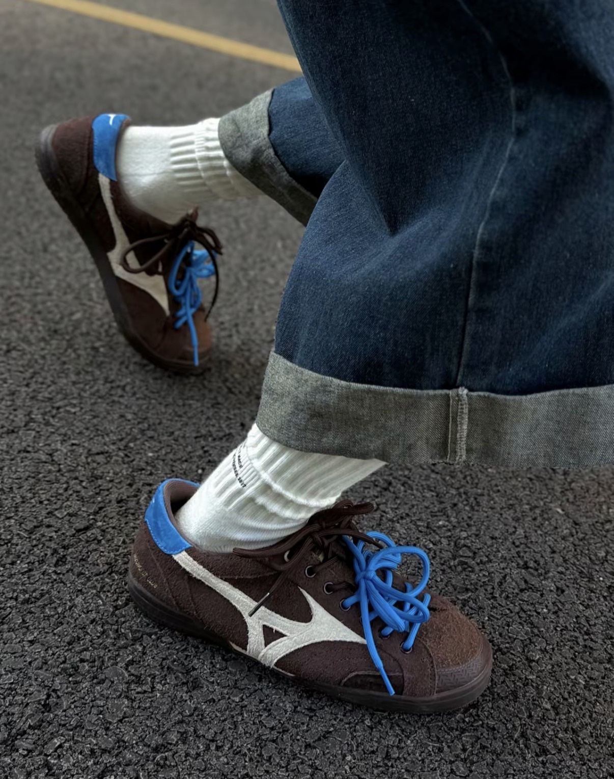 <藍莓巧克力🫐🍫>MIZUNO  CT CLUB 可露麗 復古麂皮德訓鞋 撞色