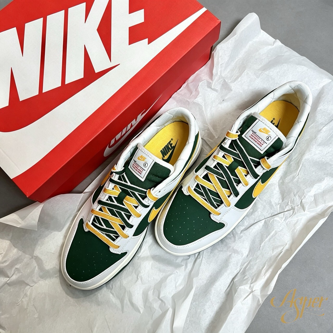 【官網限定】Nike Dunk Low Retro ''Fir University Gold'' 白綠黃 IM4413-100 IX