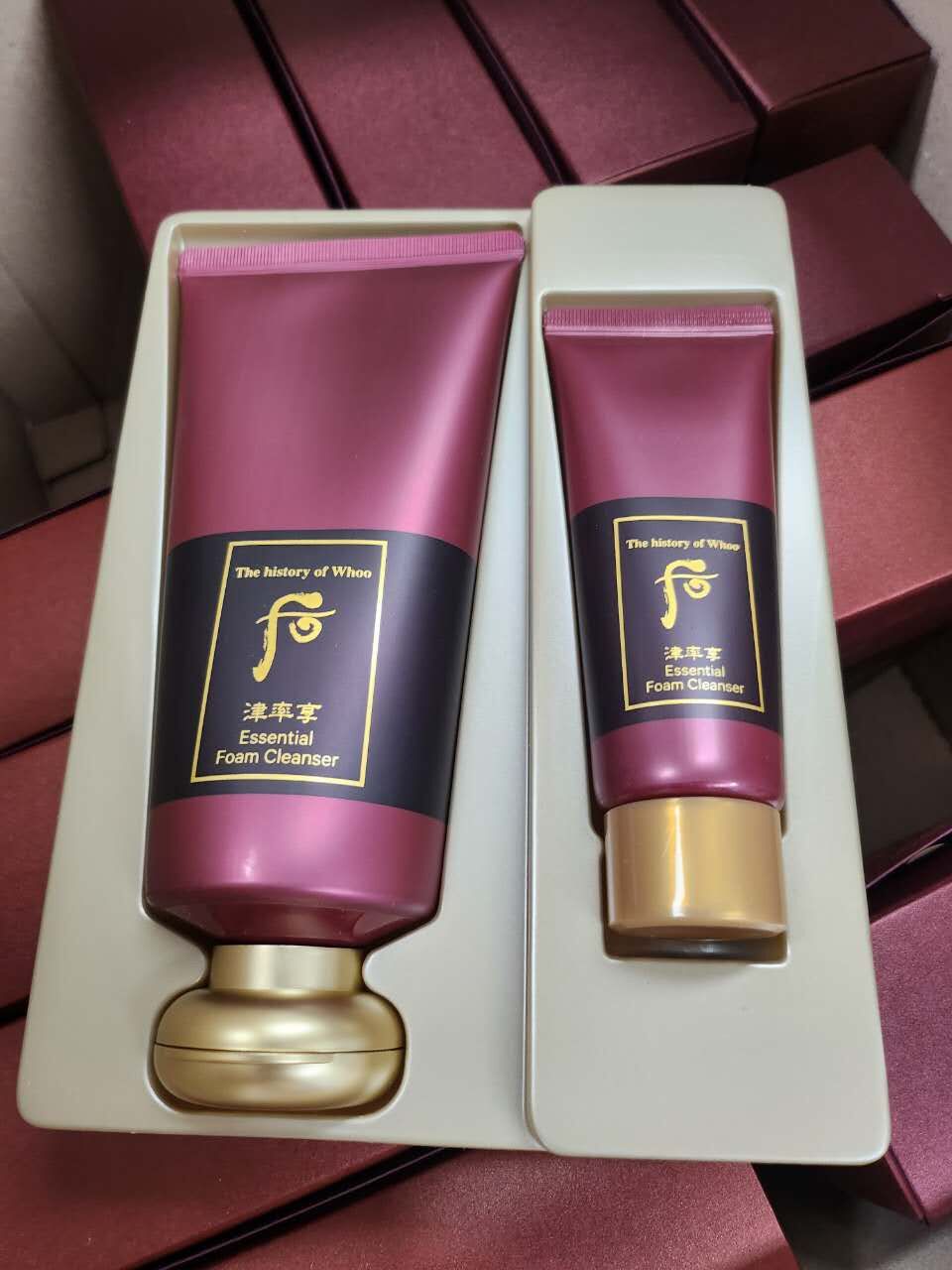 【韓國預購】DKR090201 The History of Whoo 后 津率享紅山參淨顏泡沫潔面乳套組