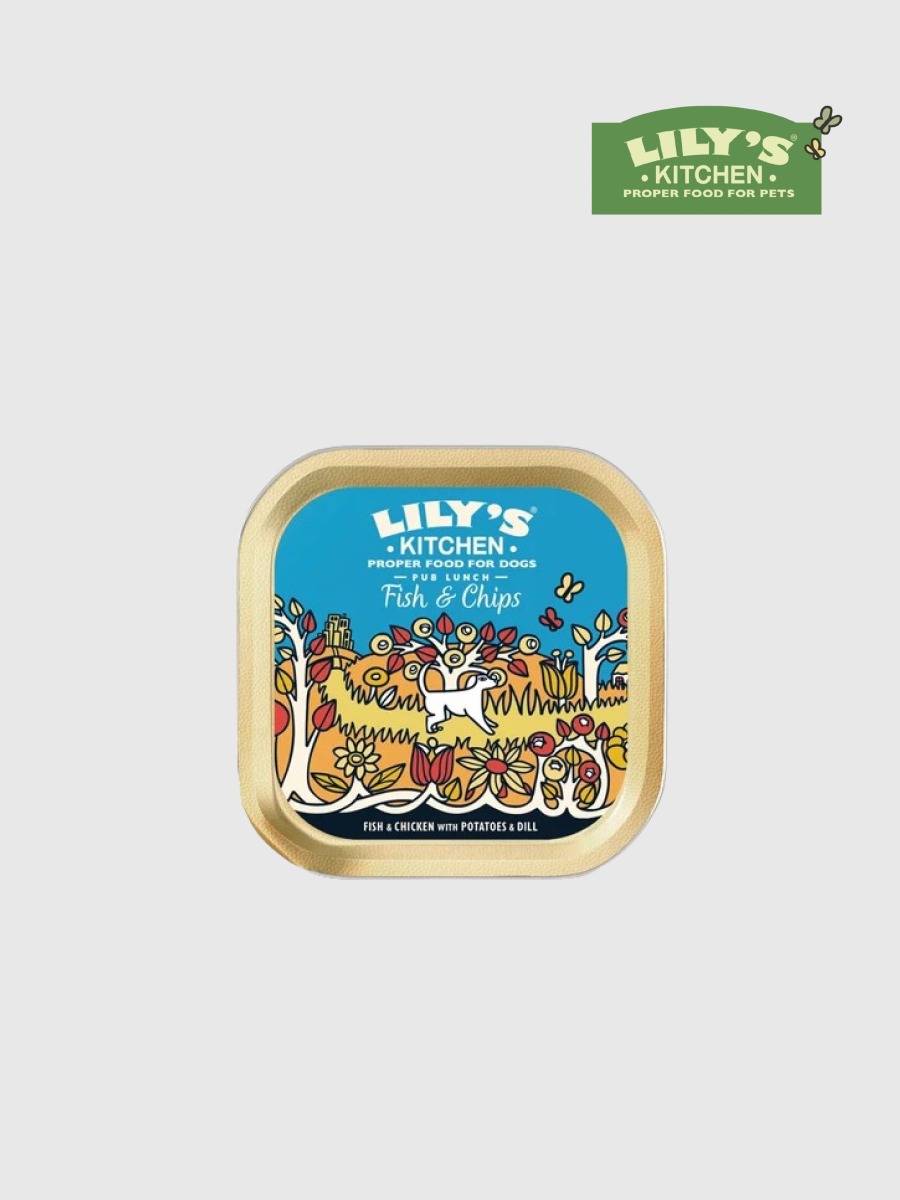 【Lily's Kitchen莉莉廚房】炸魚薯條(犬) 150g