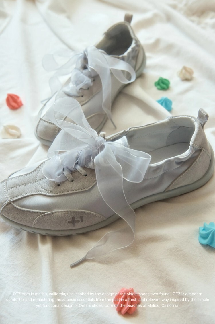 韓國代購｜OTZ Romary Satin Sneakers (2 Colours)