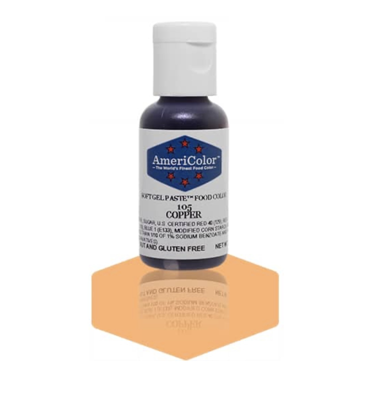 AmeriColor Soft Gel Paste Food Colour copper 21g