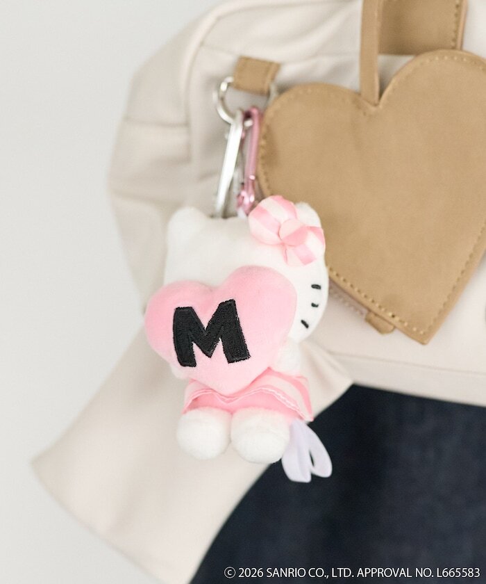 🇯🇵 SANRIO X 藤本美貴 X Freak's Store 三麗鷗 春夏限定 Hello Kitty 字母M 愛心捉迷藏 吊飾 鑰匙圈 / 預購