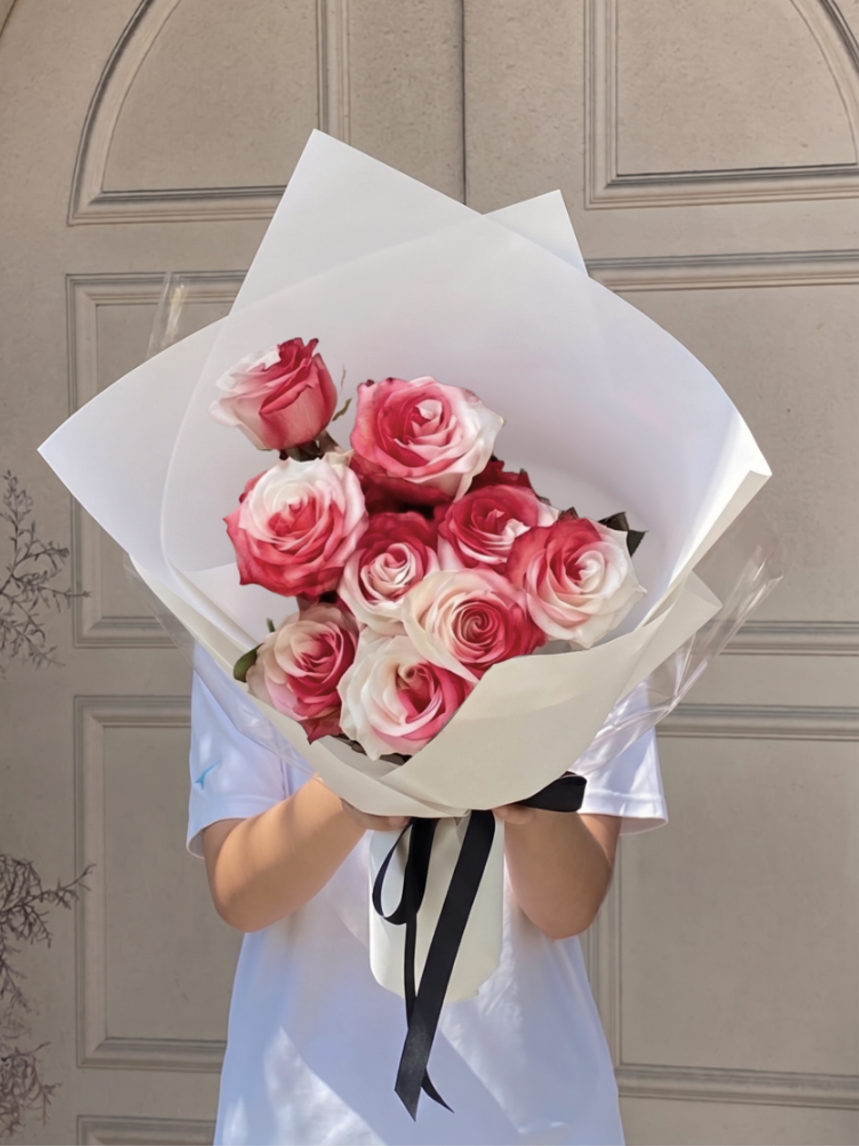 Peace Lover．炙熱 進口玫瑰鮮花束