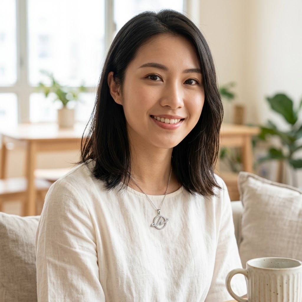 全新18K白金30份鑽石吊墜