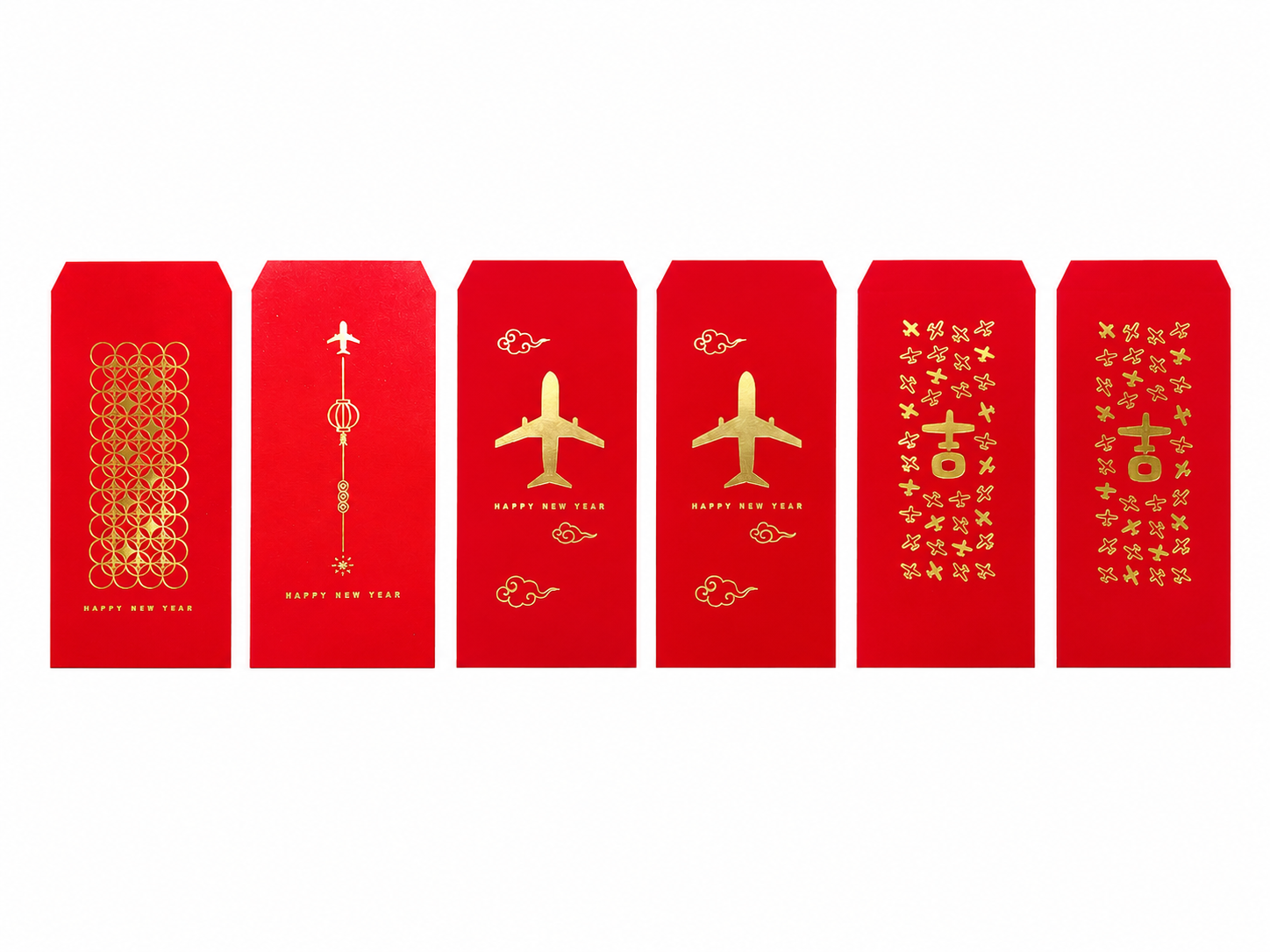 AIRSHOP 飛機系列紅包袋套組 (6入)