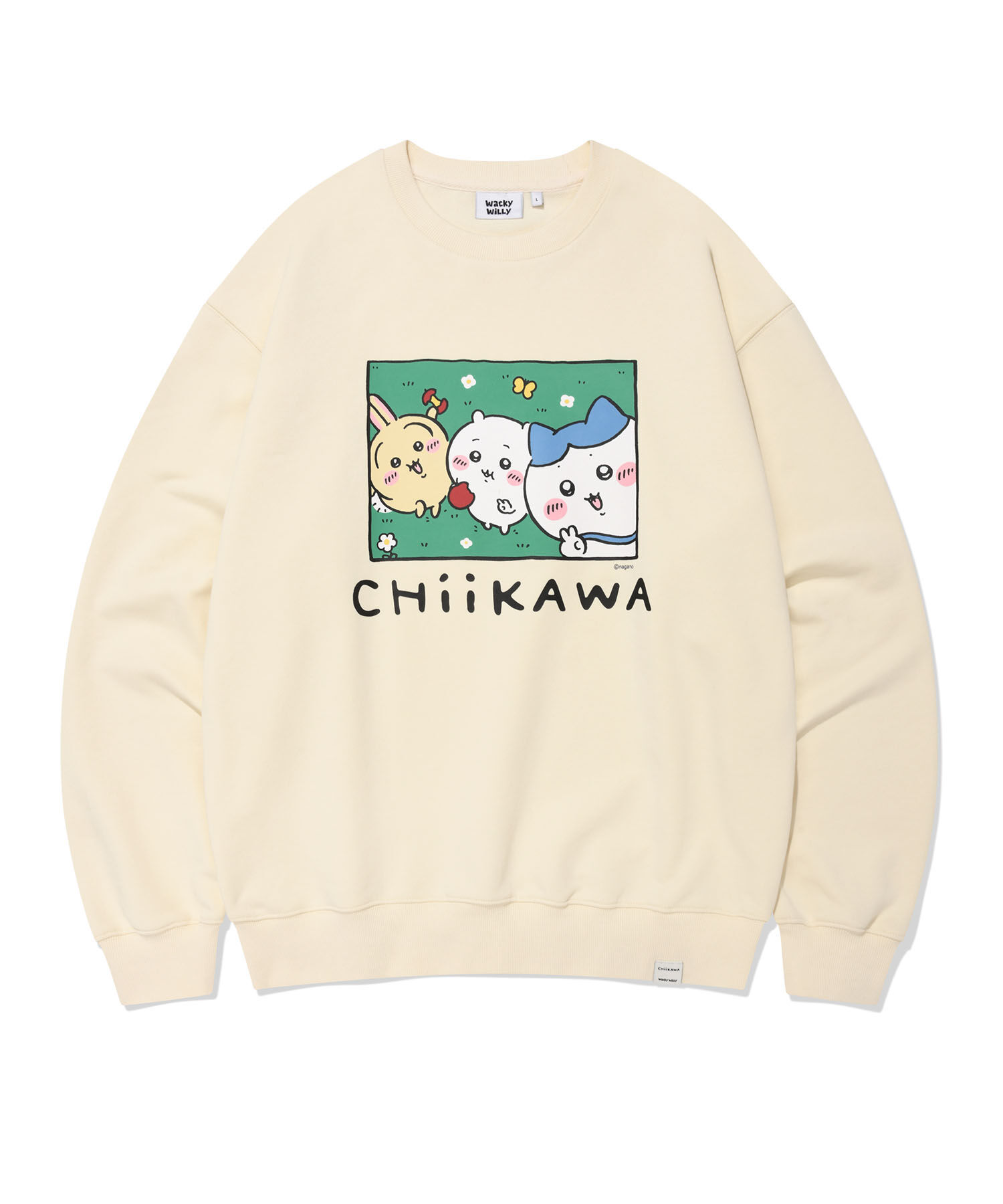 【韓國預購】ZKR090202 Wacky WiLLy × Chiikawa 圖案衛衣