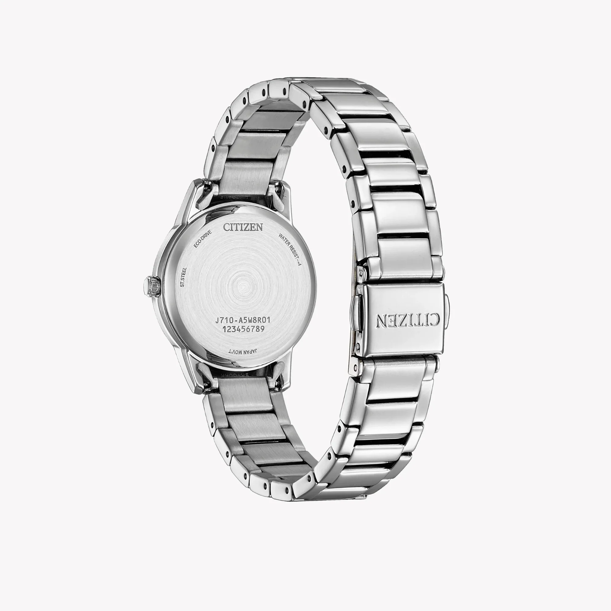 萬年鐘錶 - Citizen 星辰錶 藍面經典光動能女錶 FE1241-71L 錶徑29.4MM