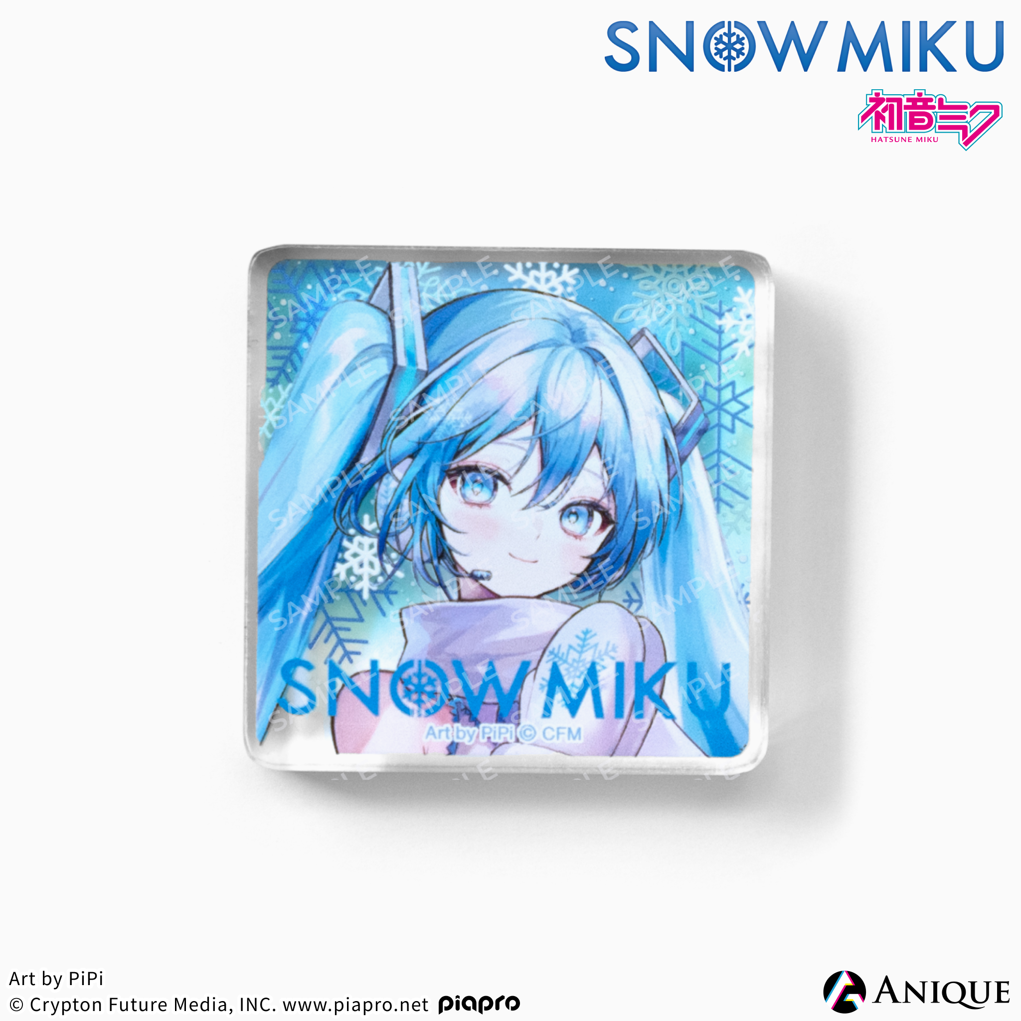 《雪未來》隨機迷你壓克力磚（全5種）