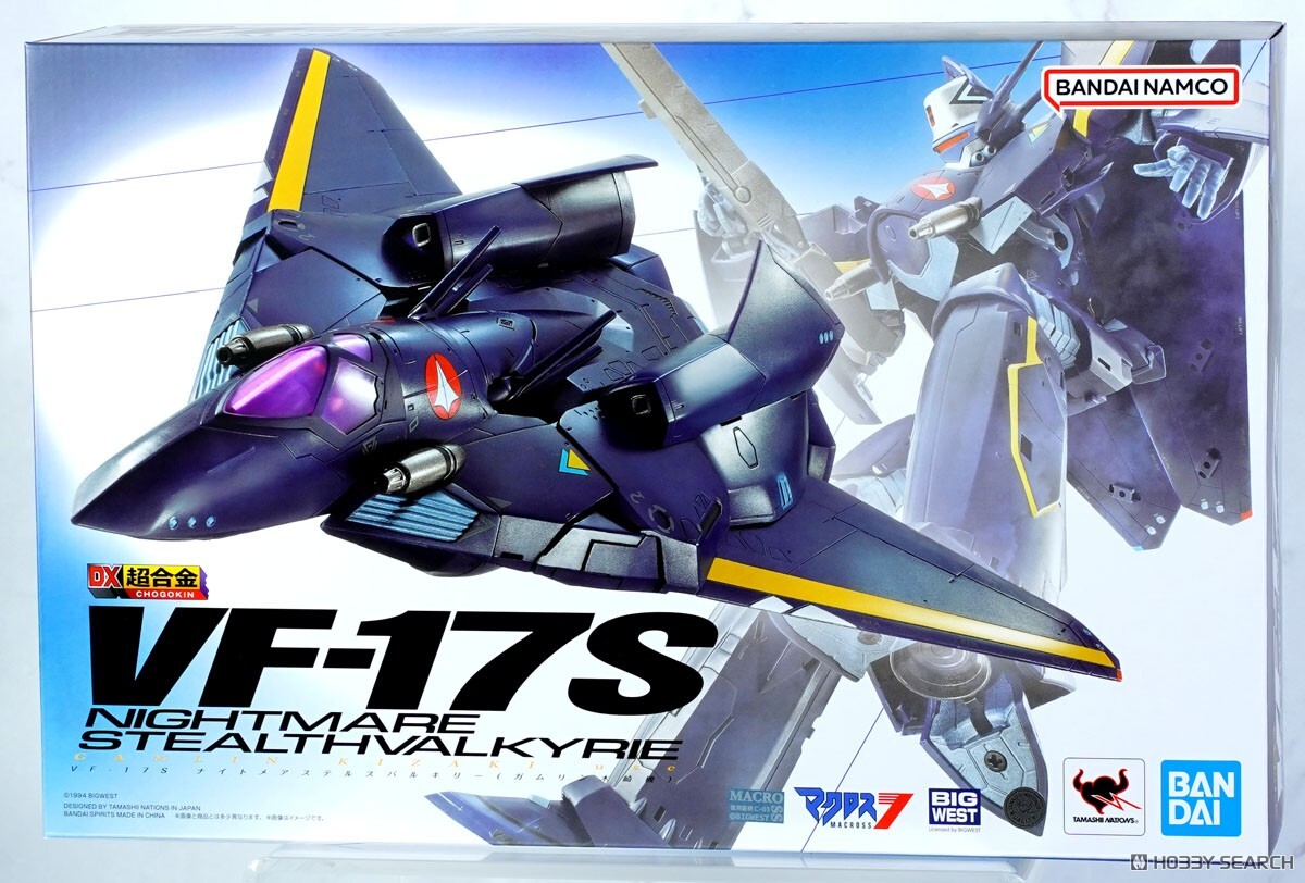 萬代 DX超合金 VF-17S 夢魘匿蹤女武神(卡姆林・木崎機) 超時空要塞 完成品