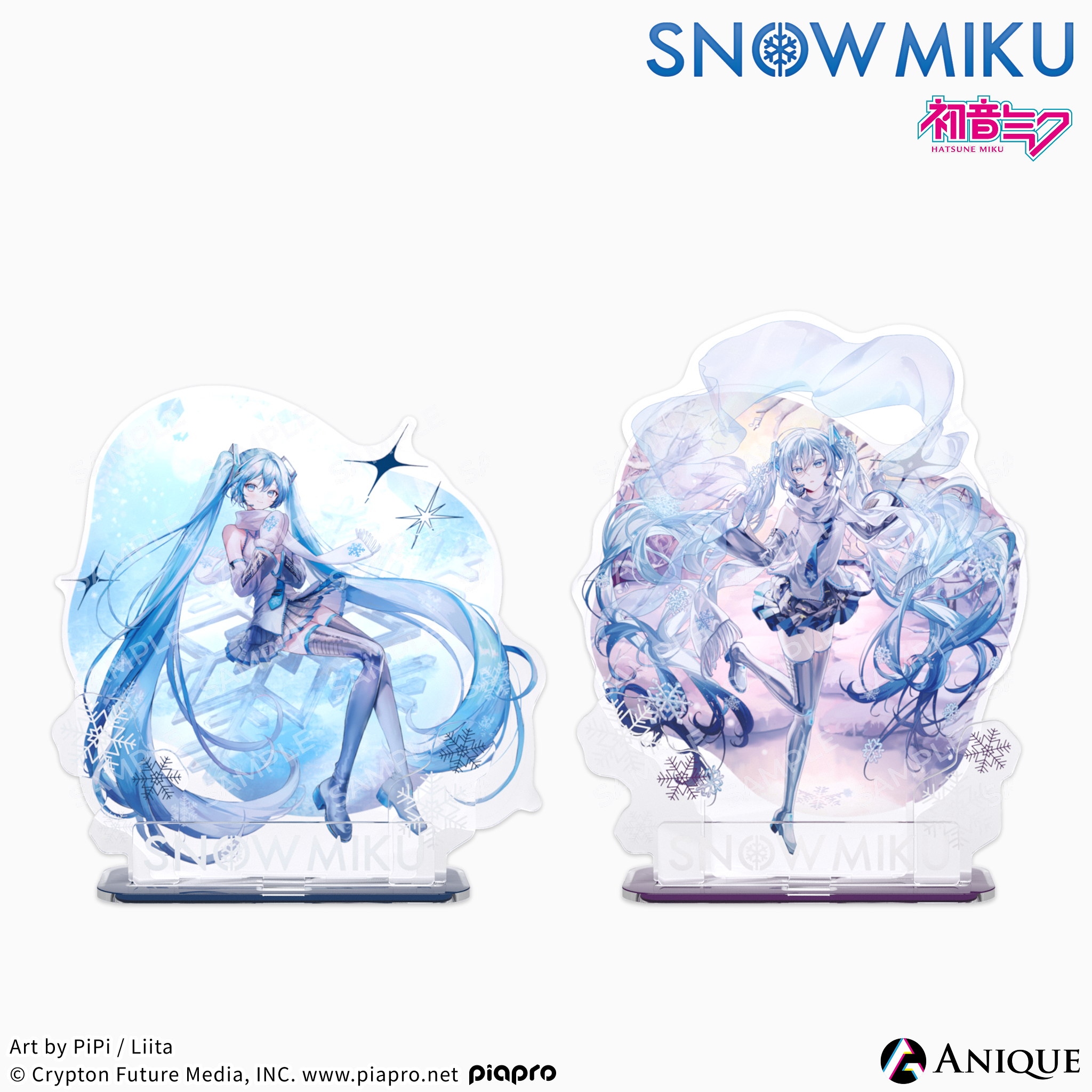 《雪未來》立體壓克力立牌
