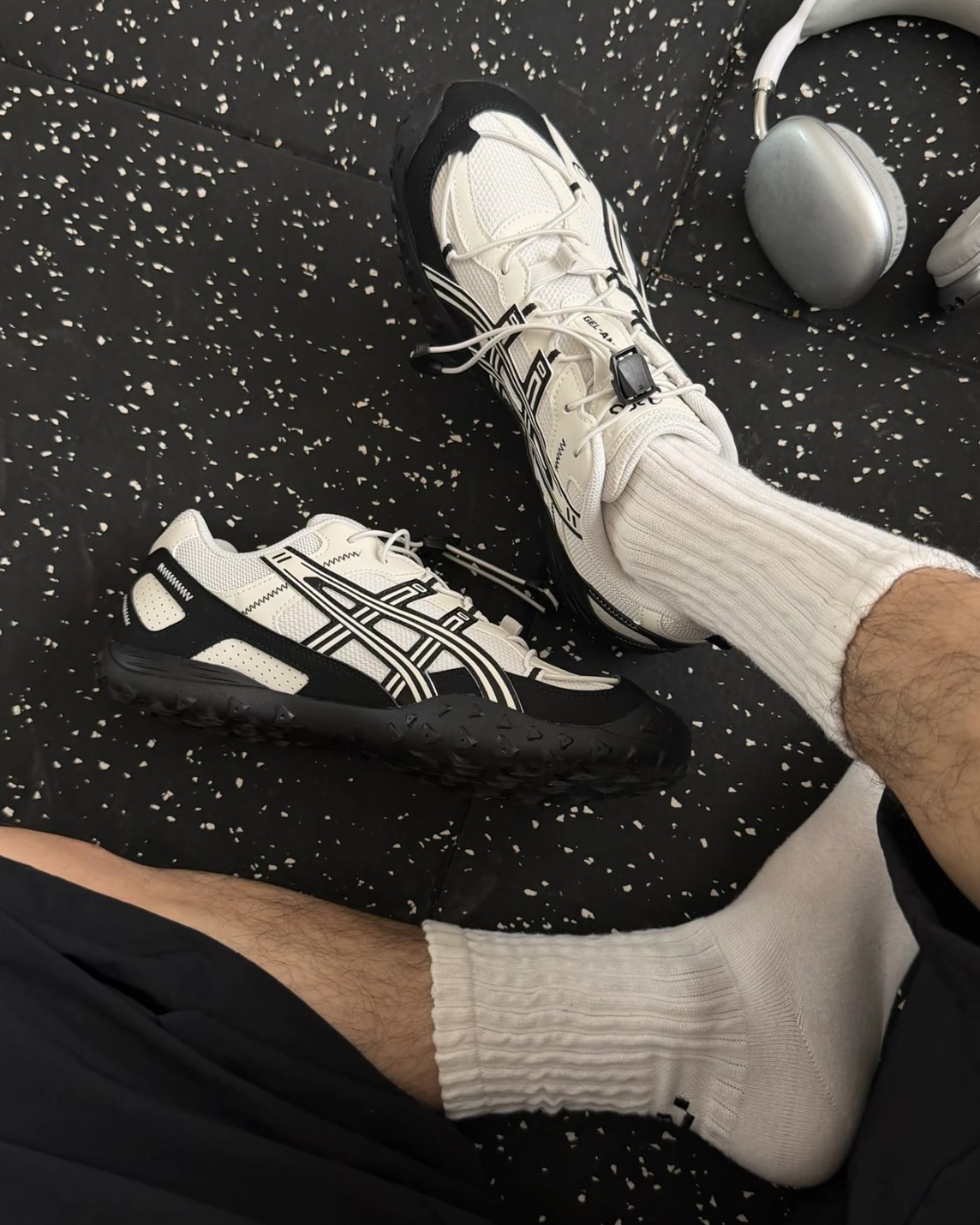 【預購】ASICS GEL-AMMG 黑白簡約撞色 1203B274300