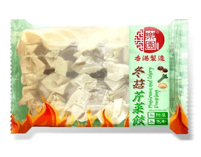 樂園 冬菇芹菜餃 10粒裝