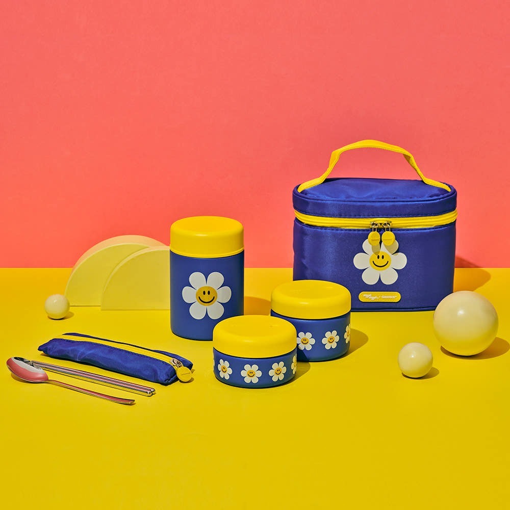 WIGGLE WIGGLE X GLASSLOCK Plain Lunch Box