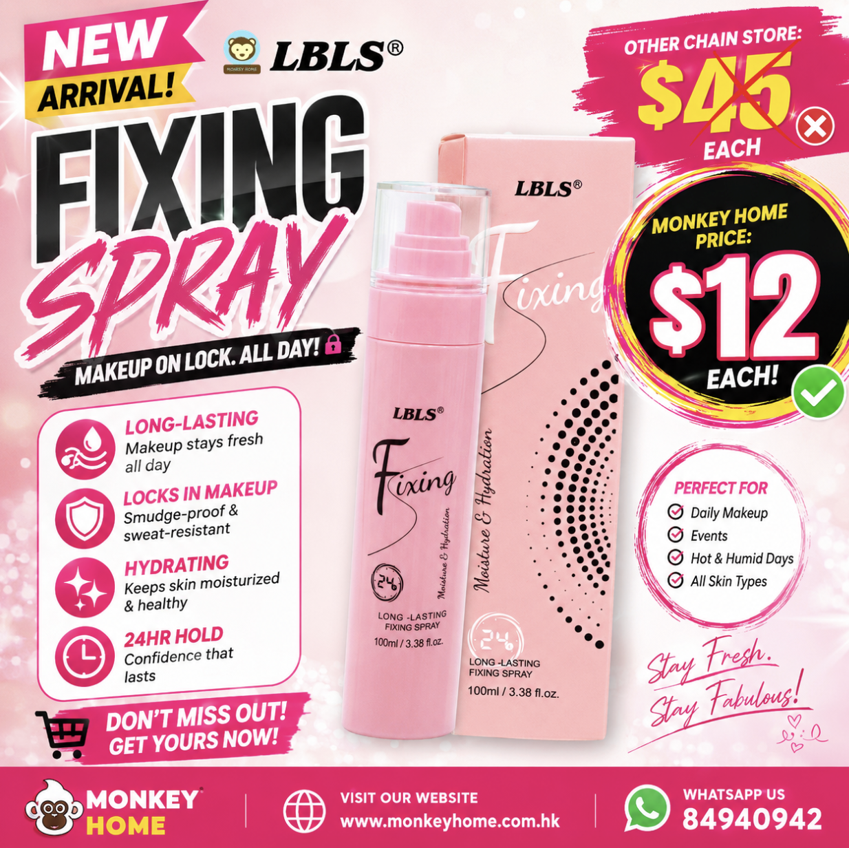 LBLS® Fixing Spray 100ml