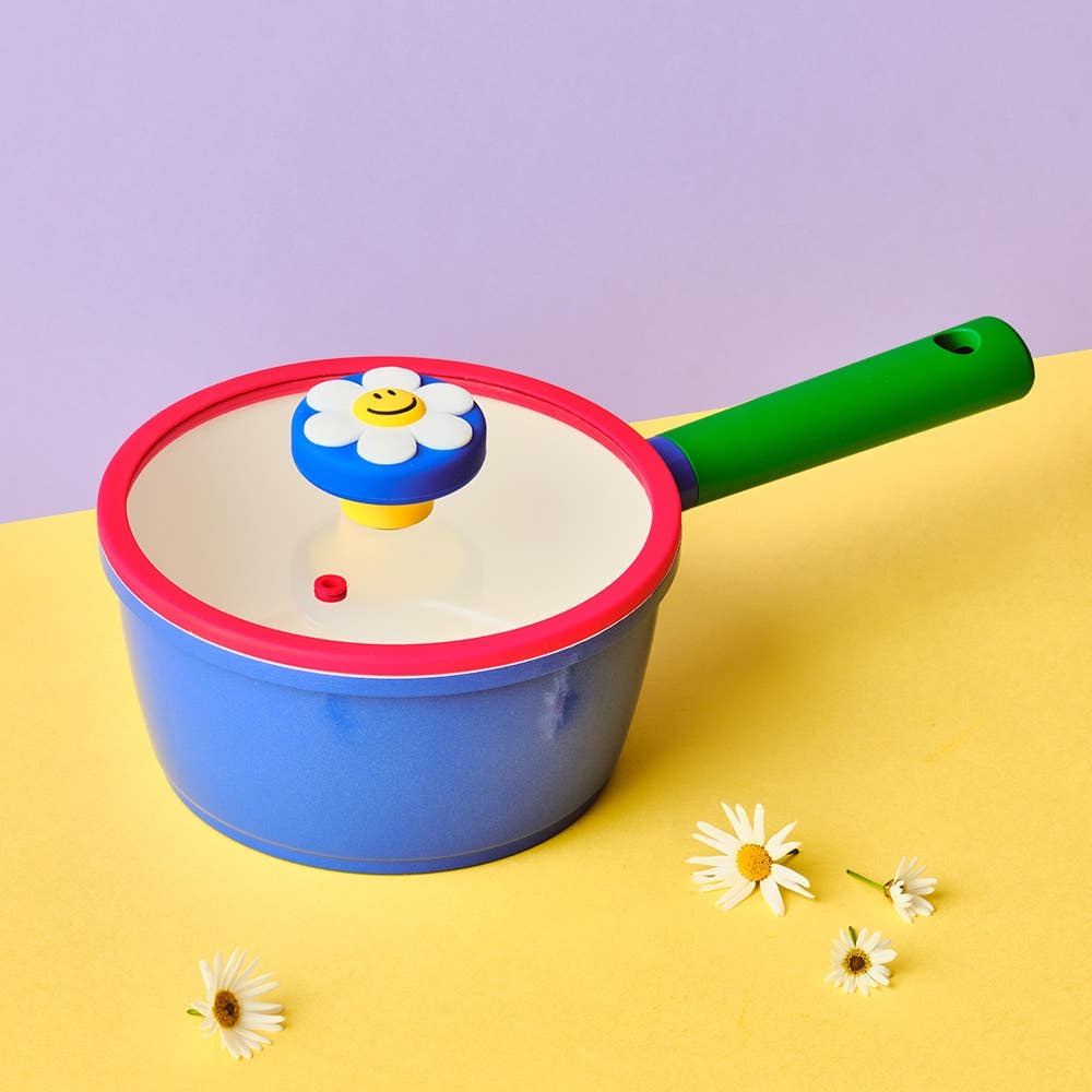 WIGGLE WIGGLE X GLASSLOCK 18cm Single-Handle Pot