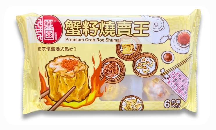 樂園 蟹籽燒賣王 (六件裝)