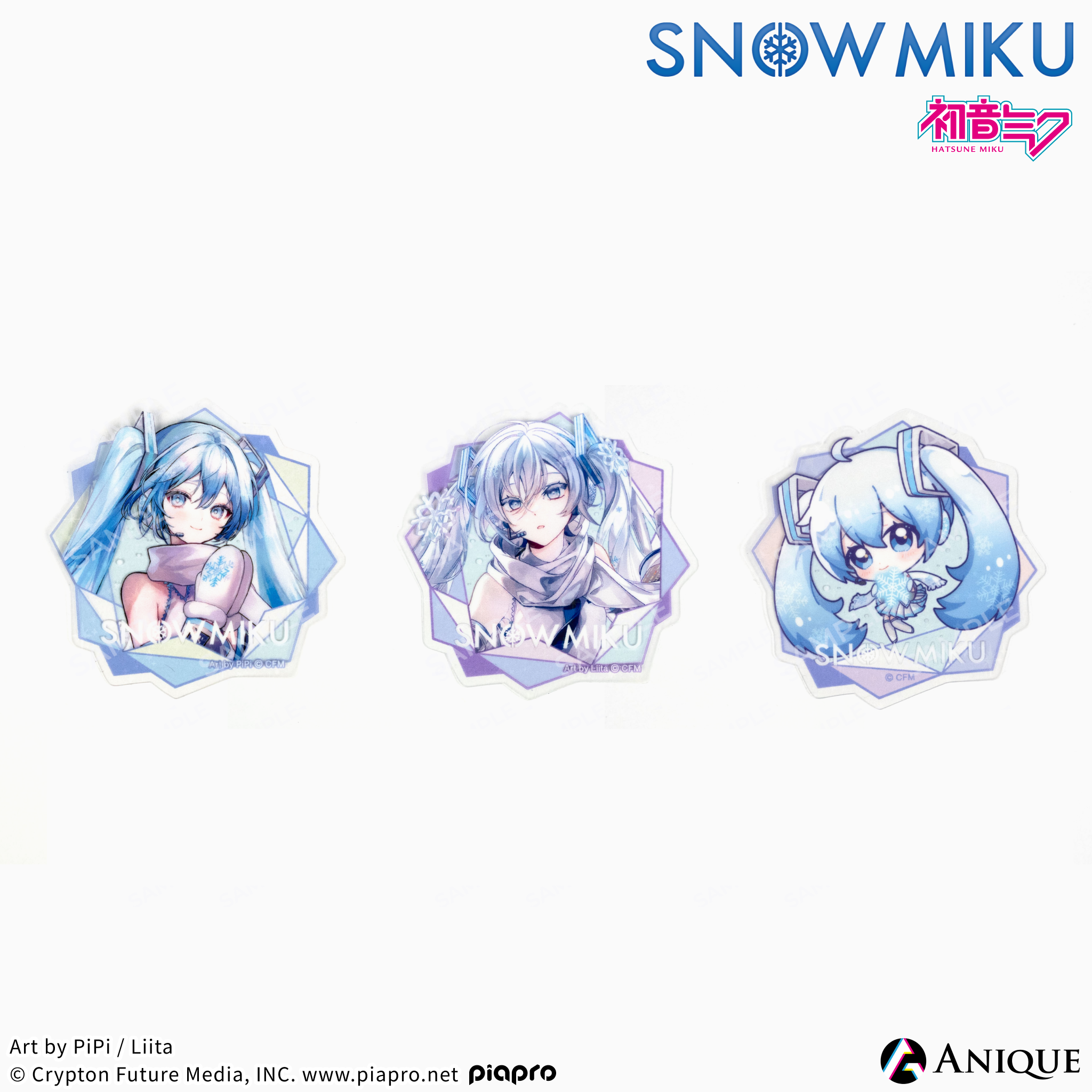 《雪未來》貼紙