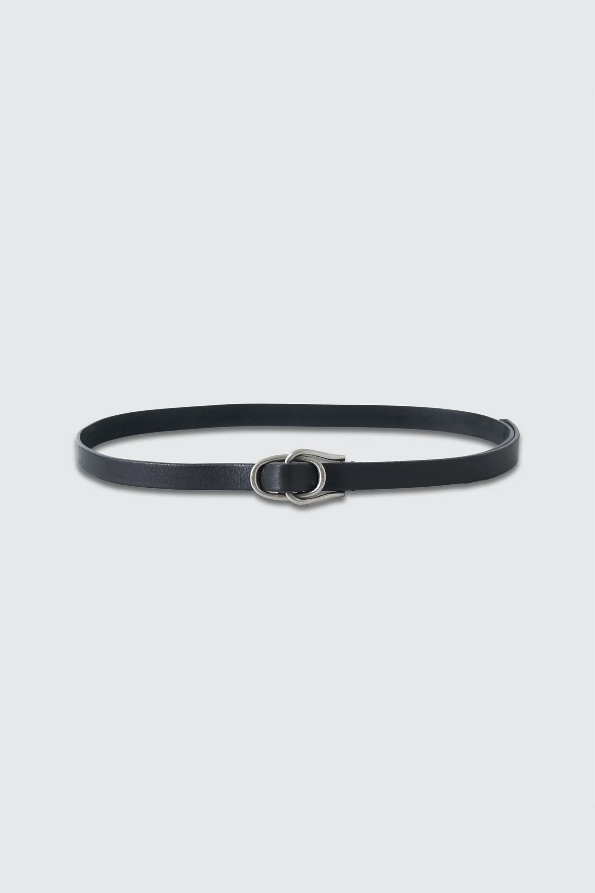 YOKE DOUBLE BUCKLE LEATHER BELT