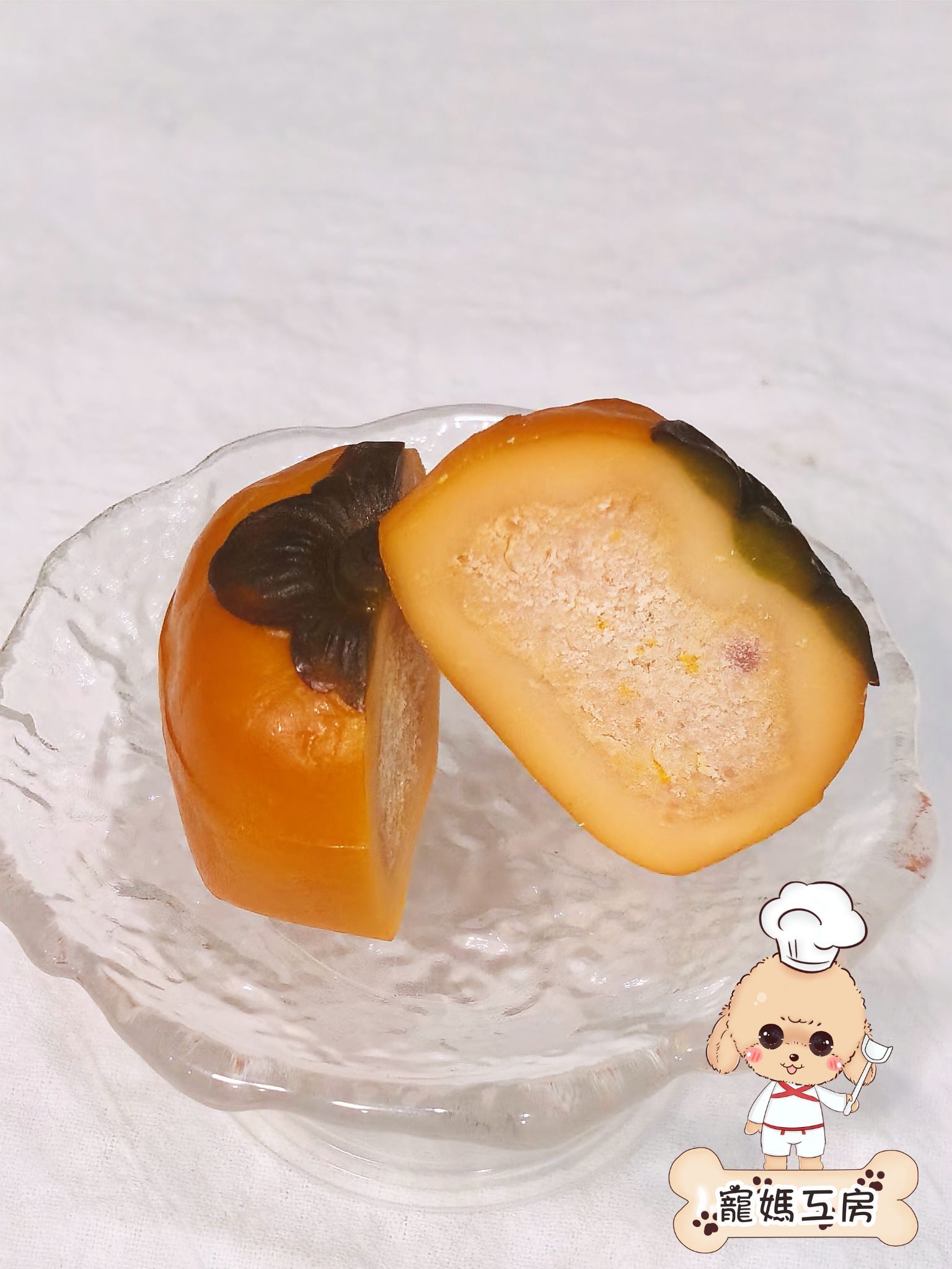 [現貨] 寵媽工房 - 寵物月餅 ~ 柿子月餅：雞肉、三文魚 (常溫鮮食)