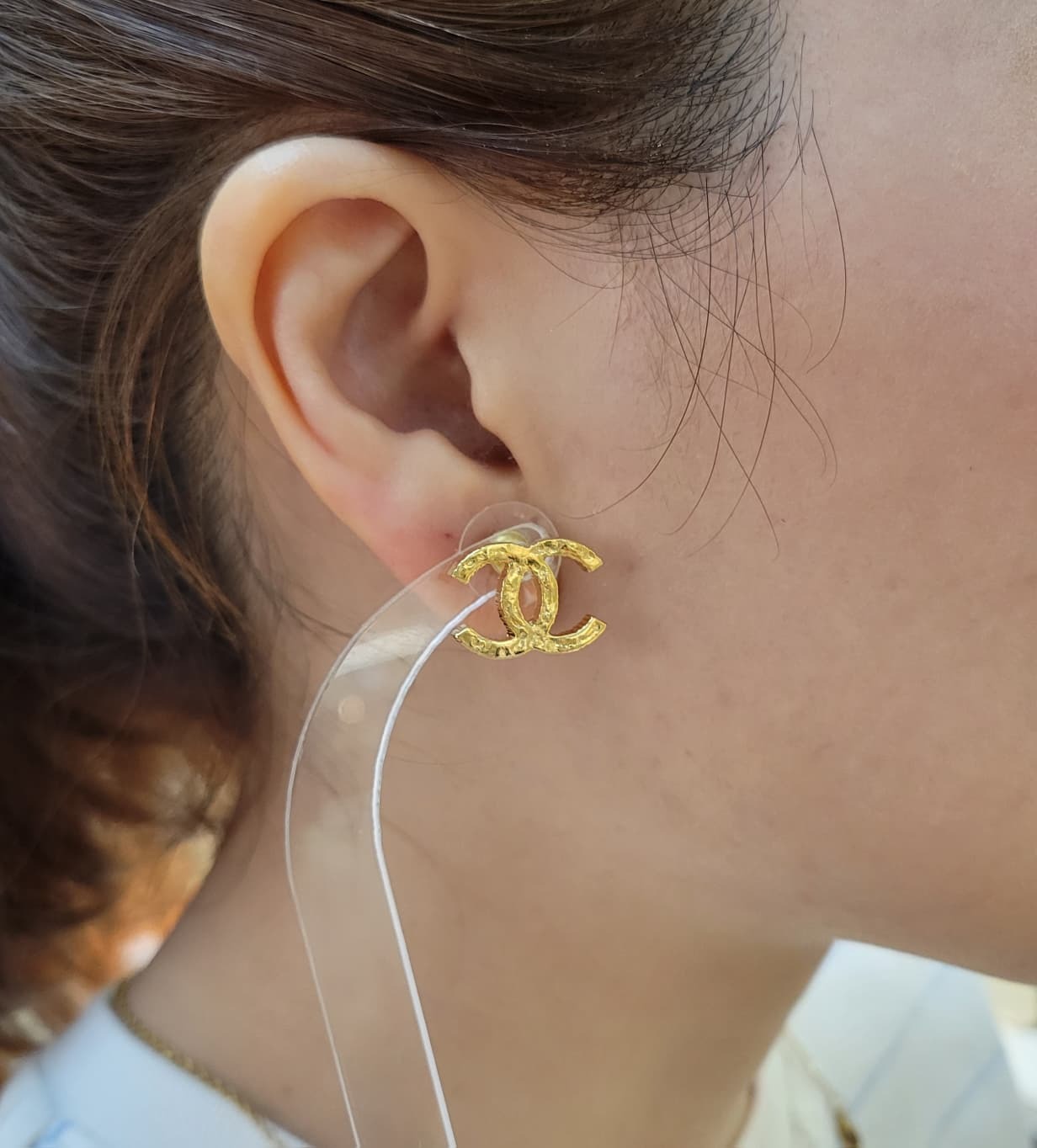 Chanel ABC502 earrings gold 金色耳環
