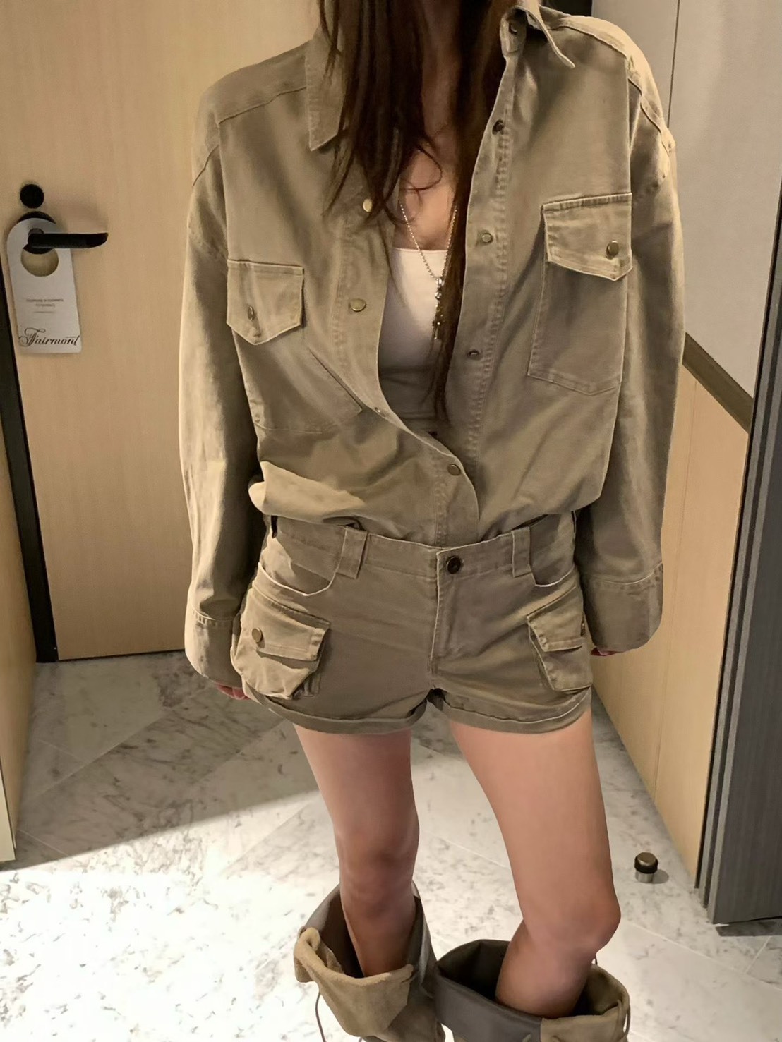 信封口袋襯衫