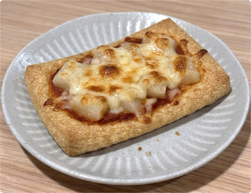豆皮麻糬披薩