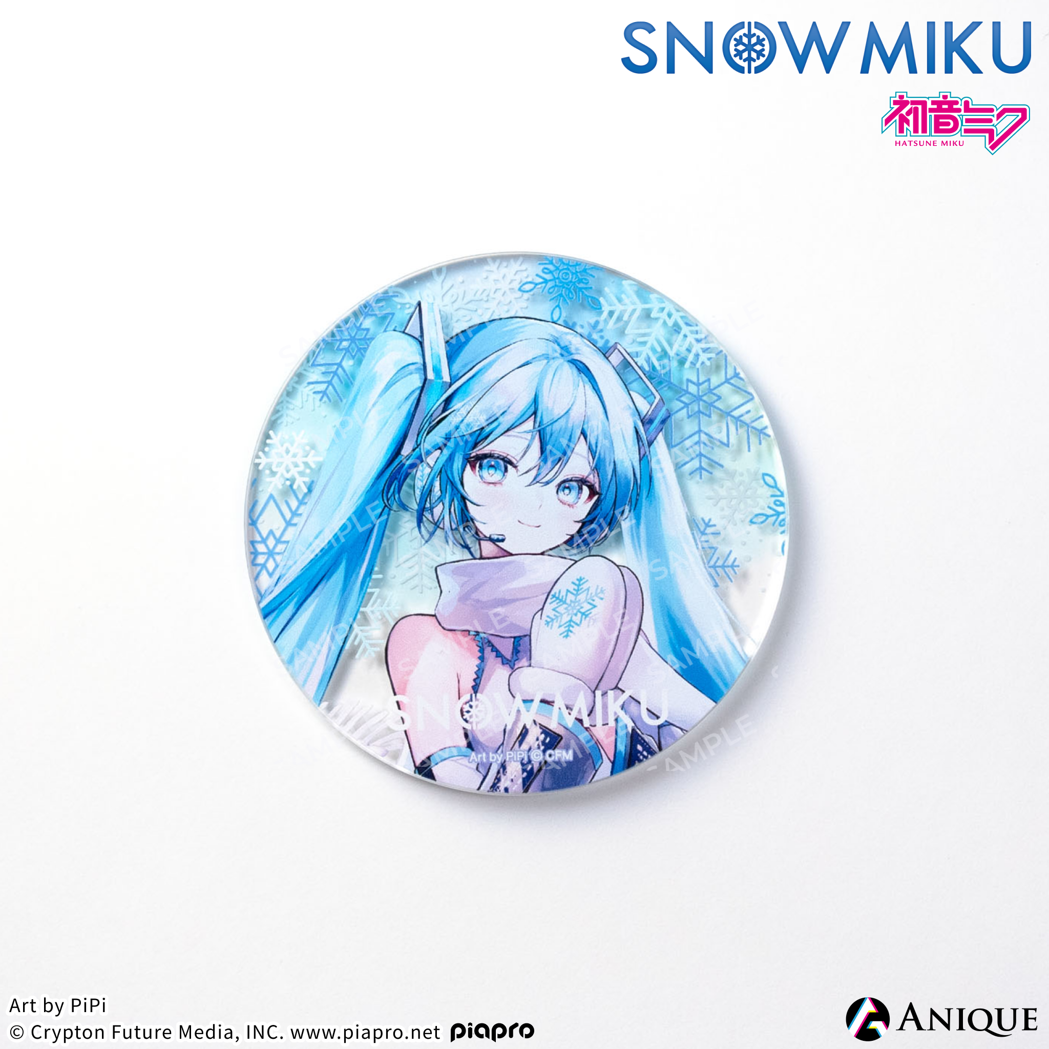 《雪未來》壓克力杯墊
