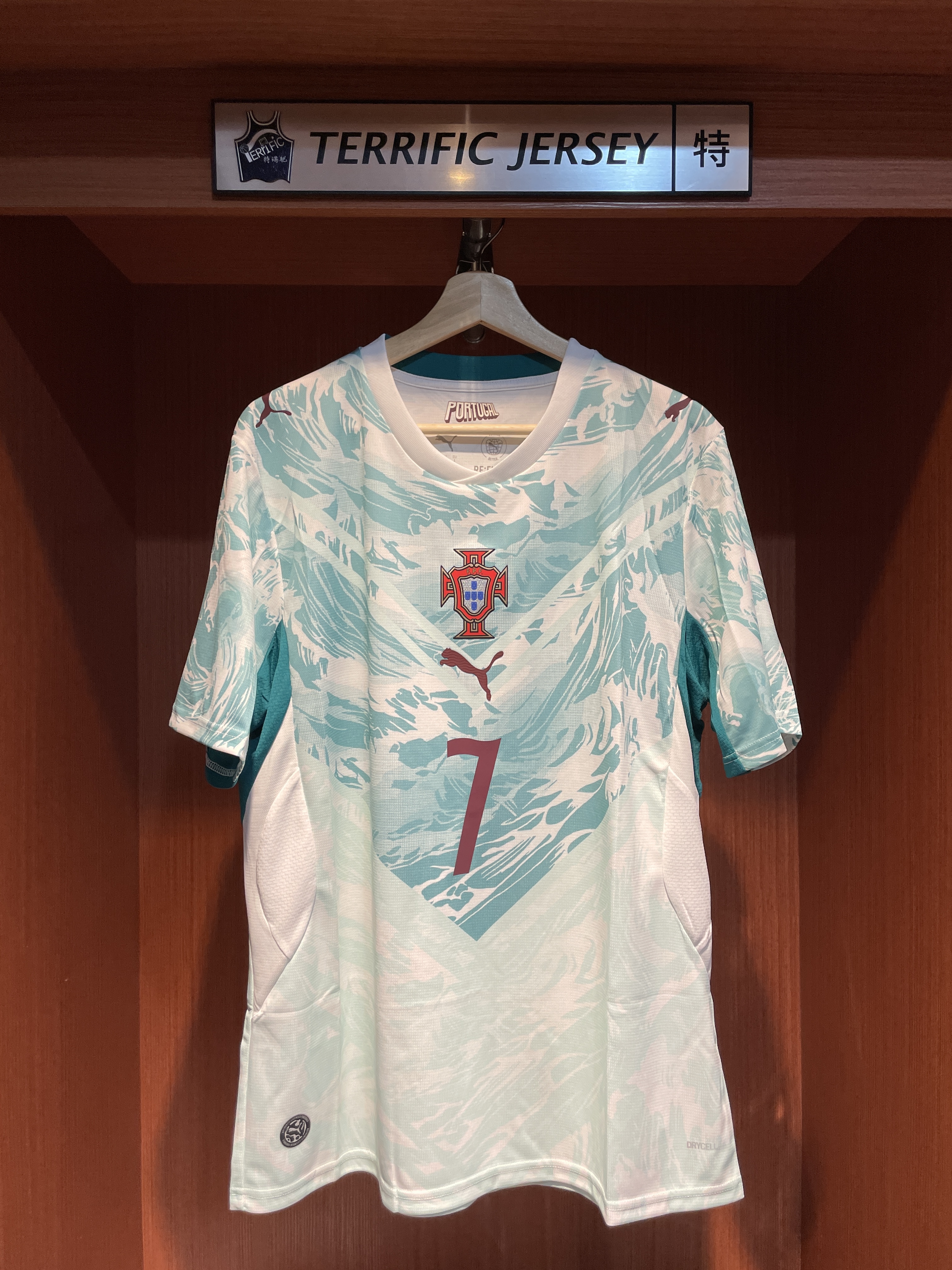 FIFA足球 Cristiano Ronaldo 葡萄牙綠 客場 2026 世界盃 Away Puma Authentic Jersey 球員版 輕量化 全新